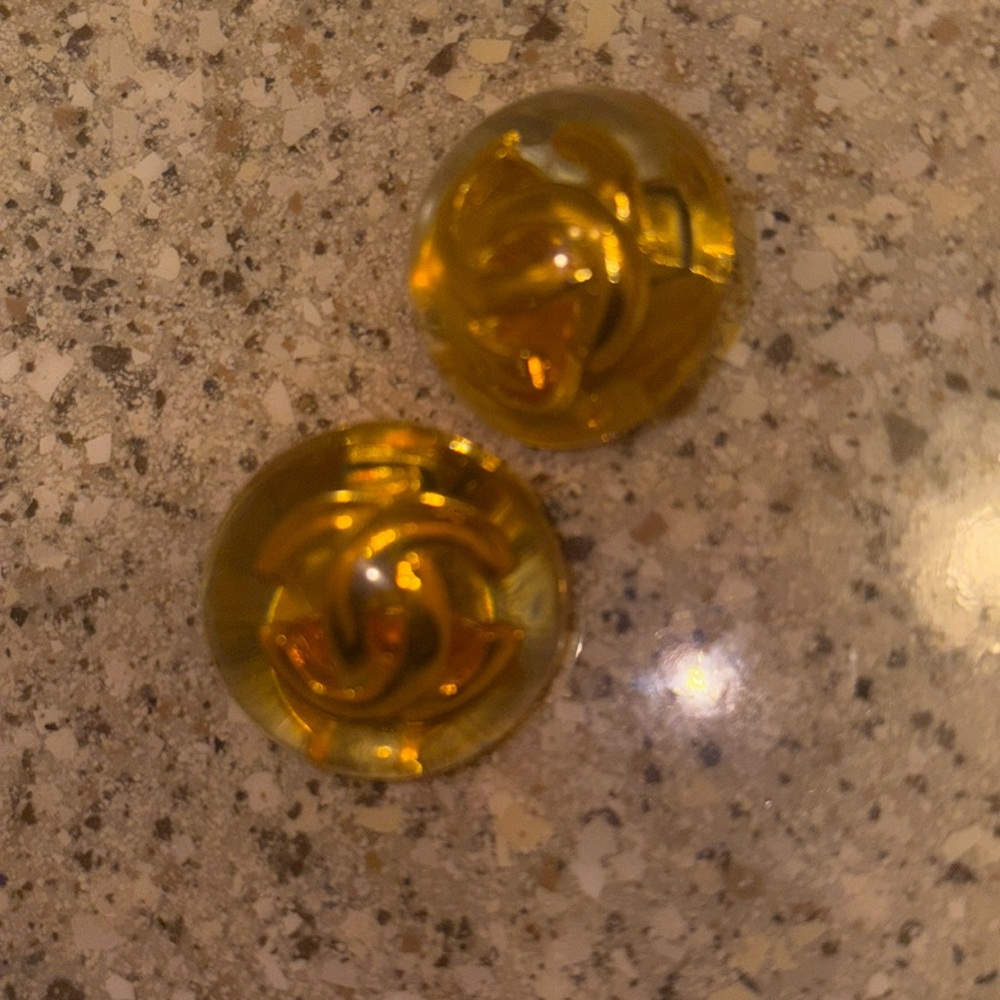 Vintage clip on Chanel earrings . Great condition